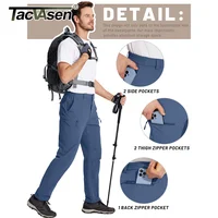 TACVASEN Lightweight Hiking Pants Mens Quick Dry Cargo Work Pants Nylon Waterproof Outdoor Trekking Fishing Pants Male Trousers 2