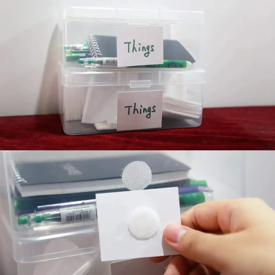 Sticky Dots Self Adhesive Hook and Loop Fastener Tape 99pairs 10/15/20mm Baby Round Coin Tape Sticker