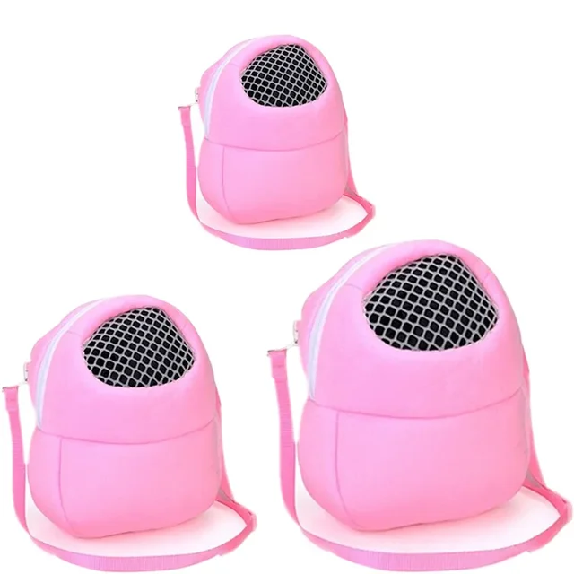 New Outdoor Rabbit Cage Hamster Cage Totoro Backpack Travel Warm Bag Guinea Pig Tote Bag Breathable Pet Cage Pet Supplies 5