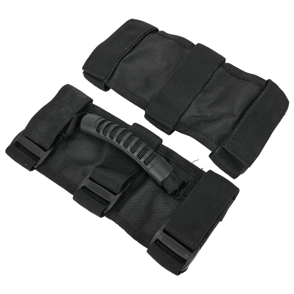 

2Pcs Interior Door Handles For Jeep Wrangler YJ TJ JK JL JLU Anti-roll Bar Gripper Roll Bar Grab Handles Grip Suspension Handle