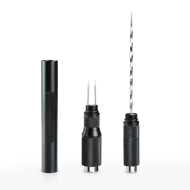 Sharp Cigar Pass Needle Portable Cigar Draw Enhancer Tool Smoker Dredge Drilled Metal Cigar Hole Punch Cutter Gift Box - Image 6