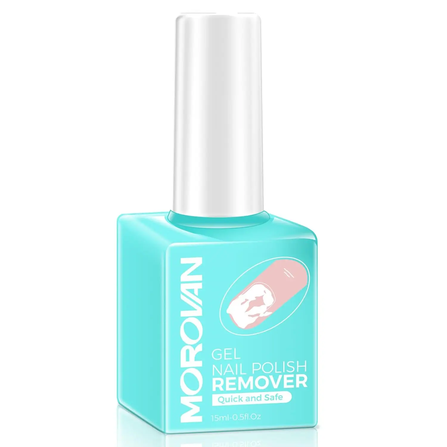 Gel Nail Polish Remove for Nails Quickly & Easily And Effectively Remove Gel Polish in 3-5 Minutes No Need Soaking or Wrapping