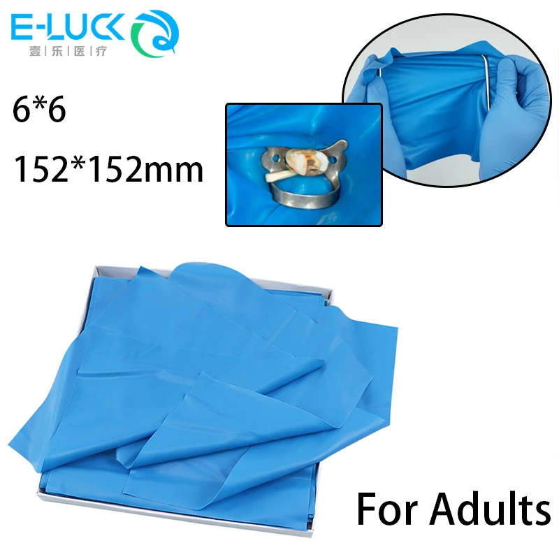 גיליון גומי דנטלי לא-סטרילי גומי לטקס טבעי מחסום דם חומרים דנטליים