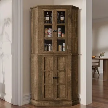 Corner Storage Cabinet, 67 1