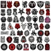 10/30/50pcs Cool Dark Satan Gothic Stickers Horror Demon Graffiti Decals DIY Scrapbook Laptop Fridge Waterproof Sticker Packs 6
