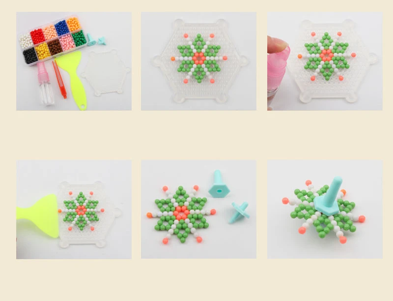 JOEJONI Set de Perles d'Eau Magiques - 30 Couleurs, 4000 Perles Pour Enfants - Jouets DIY
