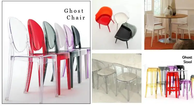 European Creative Transparent Chair Acrylic Chair Personality Modern Devil Chair Ghost Chair Net Red Hotel Plastic Dining Chair