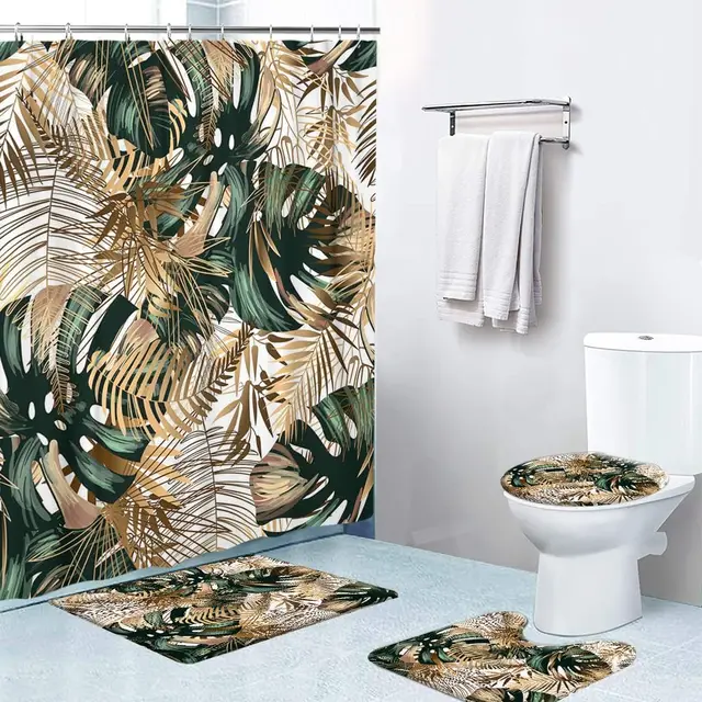 Tropical Bathroom Shower Set 2