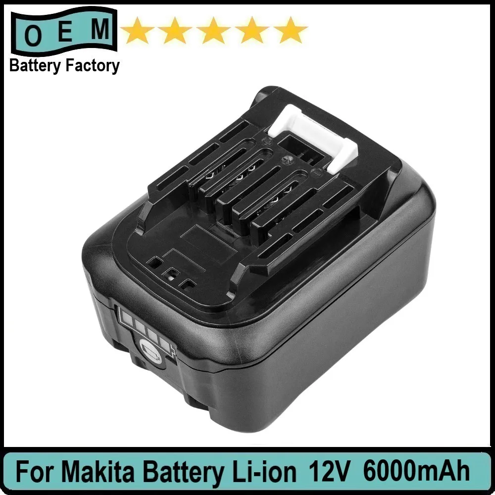 12V Ad Alto Rendimento 6.0Ah! Batteria Per Batteria Makita Bl1021B Bl1041B Utensili Elettrici Batteria Agli Ioni Di Litio Cxt Max Da 12 Volt