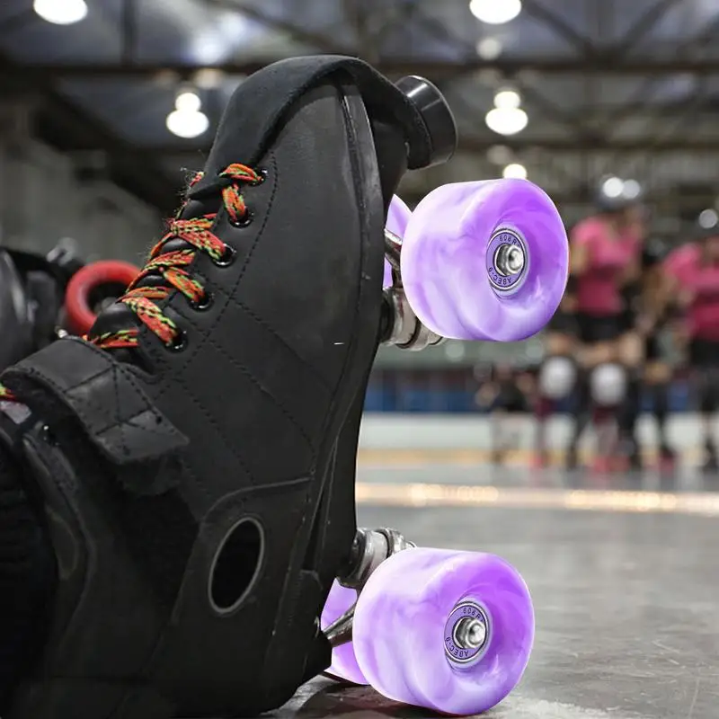 Roller Skate Wheels Mixed Color Roller Skate Wheel Mixed Color Wheels For Double Row Skating Quad Skates 58mm X 32mm