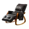 1 Set of Massage Chair Dark Brown Reclining Rocking Chair Five Angle Adjustable Oversized Load Bearing Massage Tool for Relaxing 1