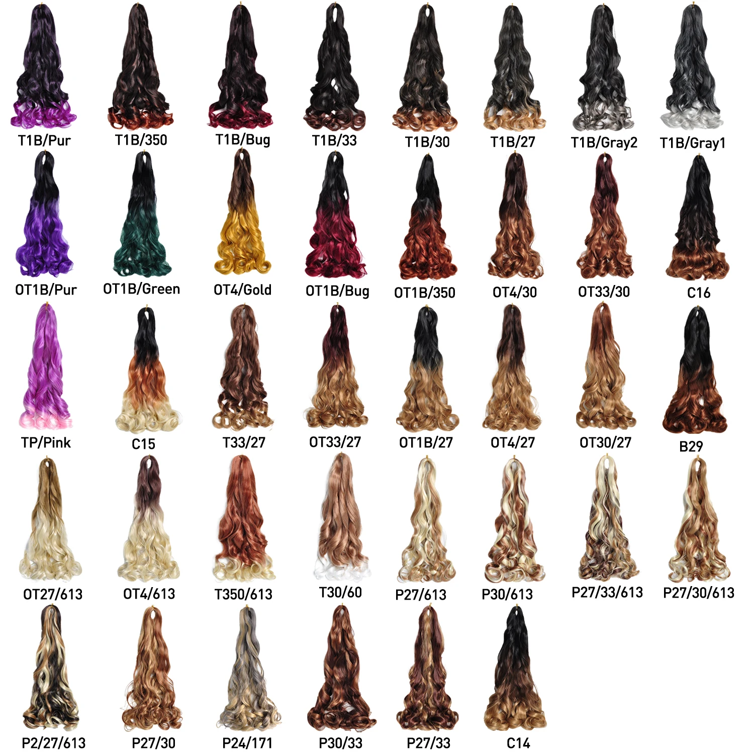 French Curls Braiding Hair Image 16