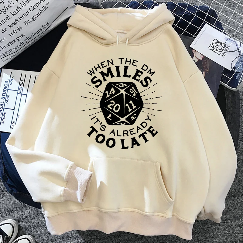 

Dungeon Gamer Critical Fail Dragon hoodies female graphic grunge y2k aesthetic female pullover hoddies anime