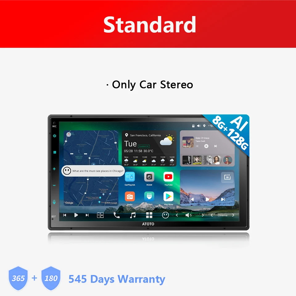 カーナビ ATOTO CarWave CB6D 8GB/128GB Android13 ATOTO CarWave CB6D