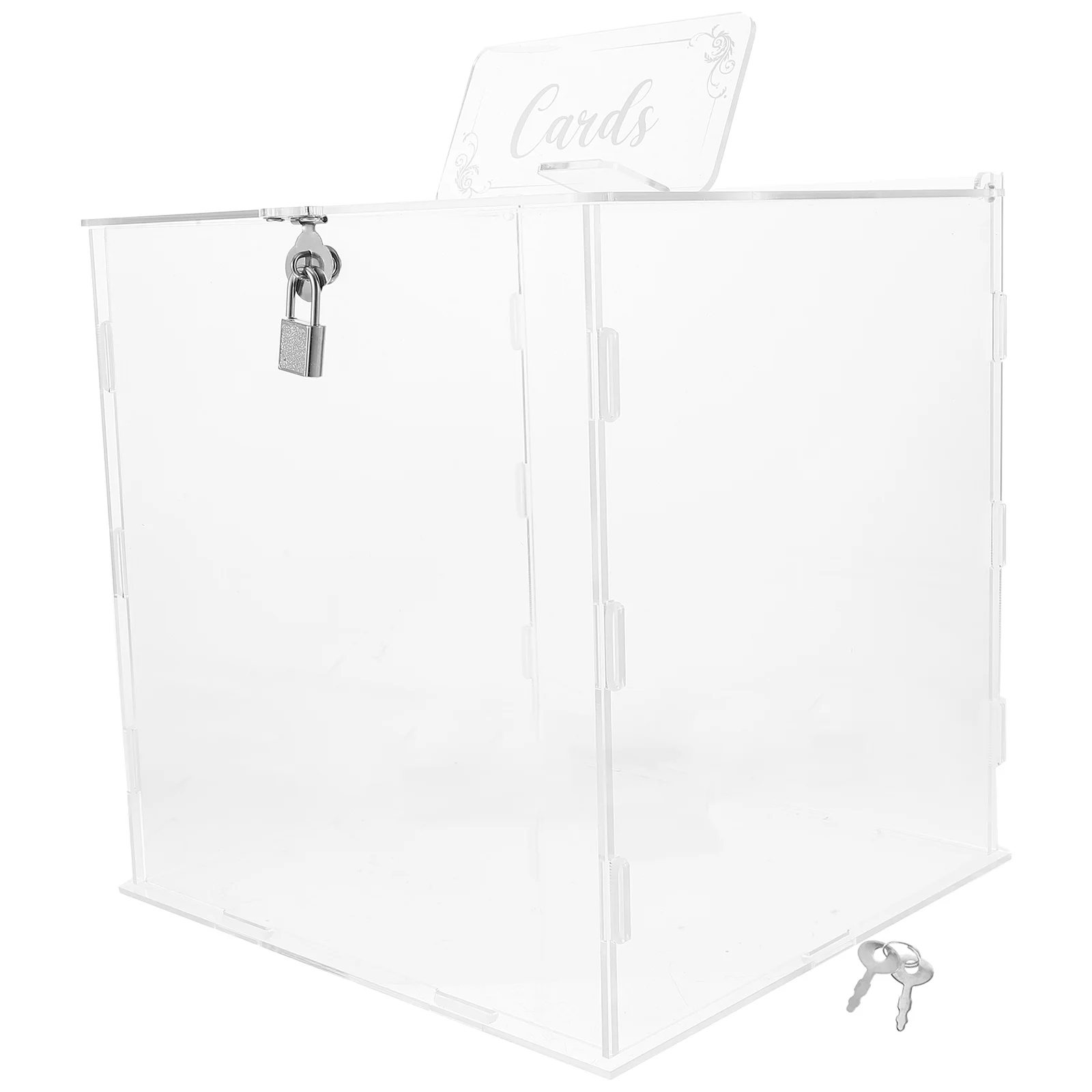 

Wedding Card Box with Lock Acrylic Wedding Card Box Party Card Box Wedding Supplies