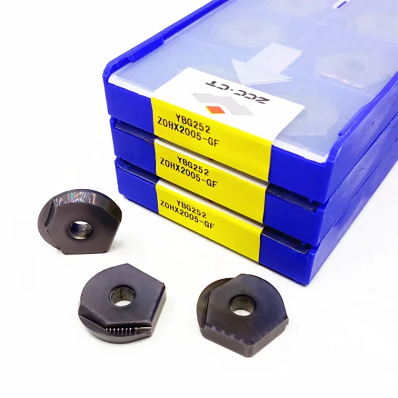 ZCC CT Original ZOHX1604-GM ZOHX1604-GF YBG252 Milling Inserts