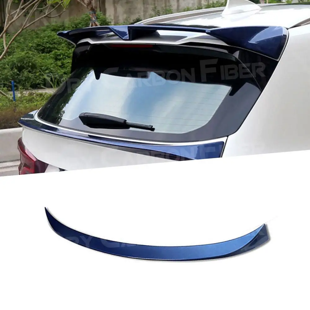 

Carbon Look Rear Trunk Lip Spoiler Gloss Black Middle Wings Fits For BMW X3 G01 2018-2020 Rear Spoiler
