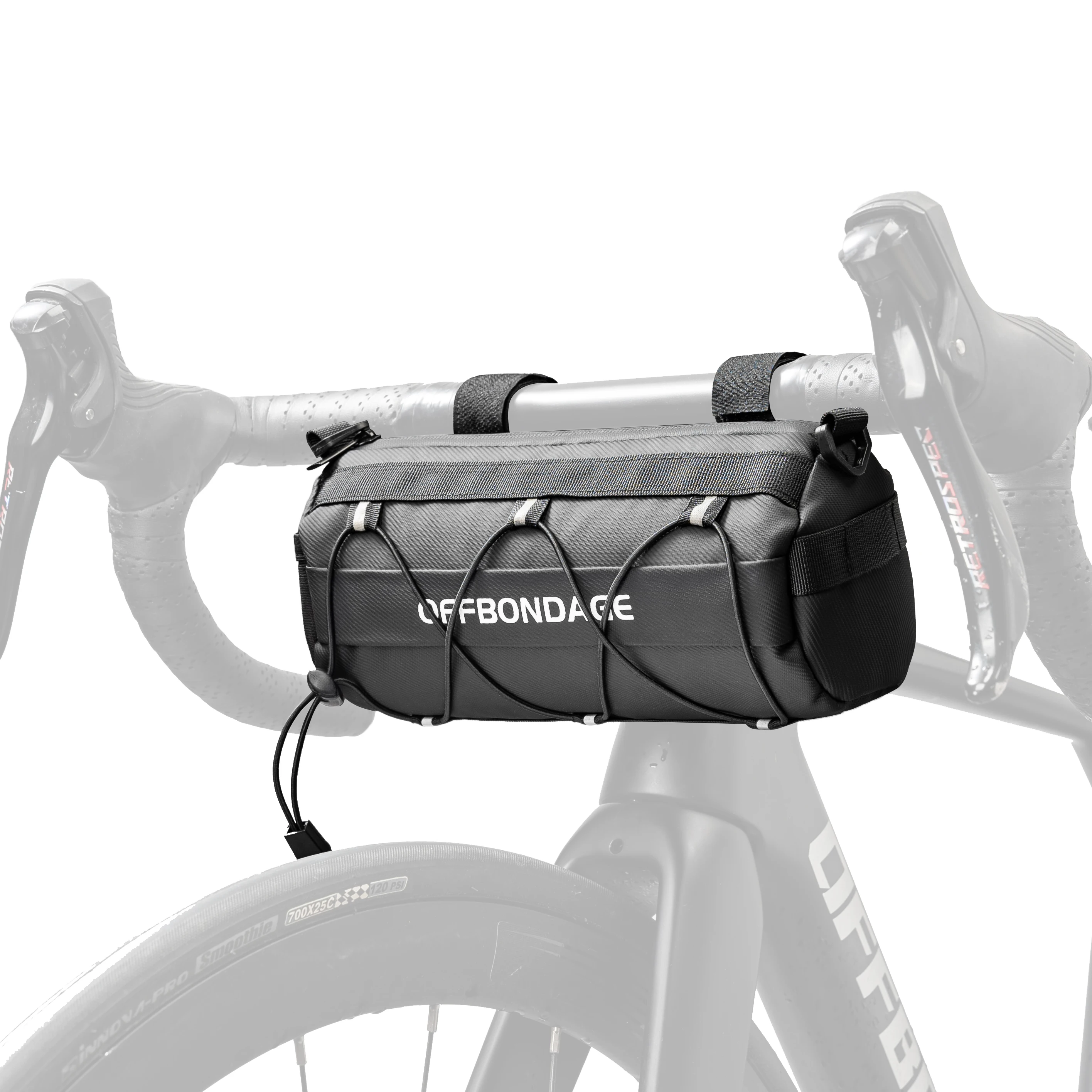 Bike Bag Portable Handlebar Multi-purpose Large Capacity Backpack MTB Road Cycling Frame Tube Elastic Band