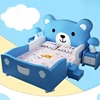 Creative Cartoon Bear Children's Bed Modern Simple Princess Bed Solid Wood 1.5m Single Bed With Guardrail Cama Furniture Home 5