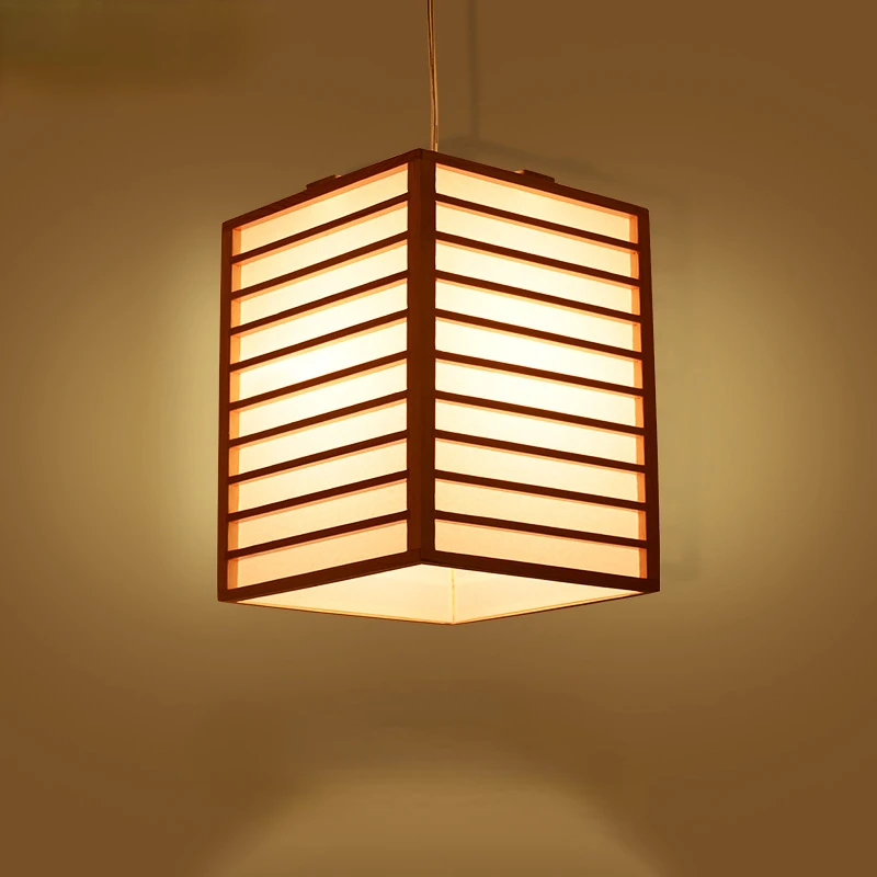 

Lamp Chandelier Single Head Led Simple Modern Korean Style Solid Wood Tatami Balcony Lamps Restaurant Dining-Room Lamp