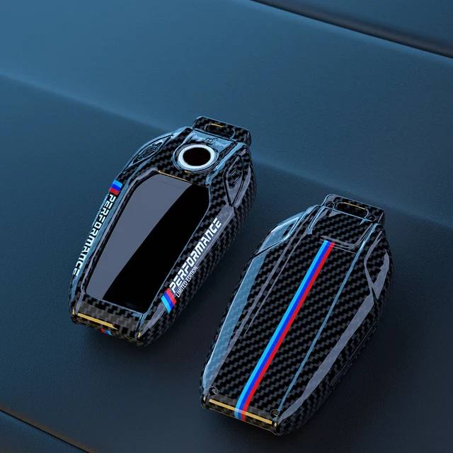 Car Key Cover Case Shell For Bmw 5 7 Series G11 G12 G30 G31 G32 I8 I12 I15 G01 G02 G05 G07 X3 X4 X5 X7 Carbon Fiber Abs - - Racext™️ - - Racext 5