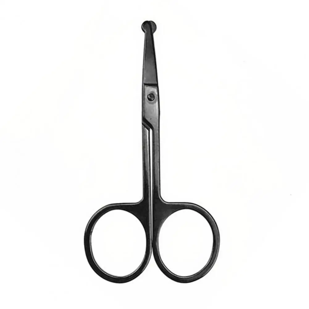 Nose Hair Scissors Mini Stainless Steel Round Head Beauty Trimmer Nose Hair  Trimmer Portable Ergonomics Nose Hair Cutter - AliExpress