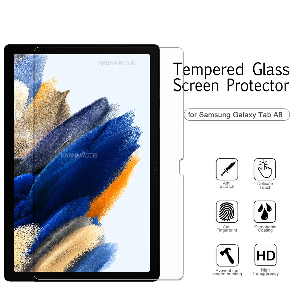 HD Scratch Verde Protecteur D'écran Guatemala Verre Pour Samsung Galaxy Tab A8 10.5 pouces SM-X200 SM-X205