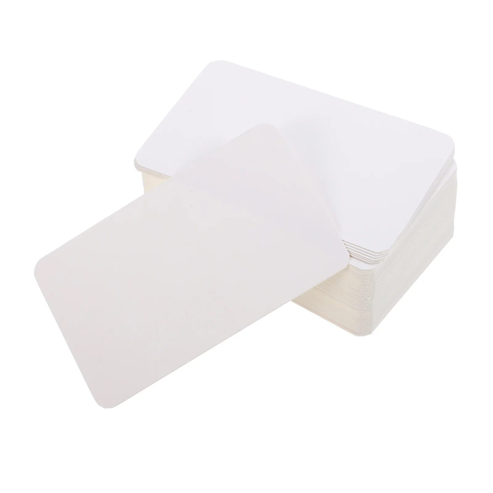 200 Pcs Accessories Postcard Student Business Cards Paper Tags Flash Blank DIY Empty Graffiti