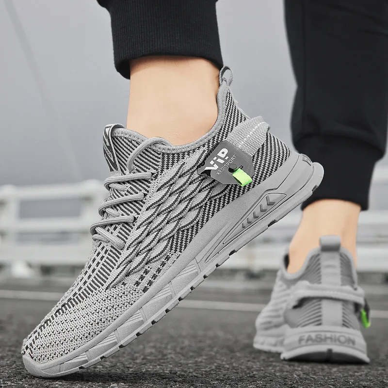 Scarpe da tennis da uomo traspiranti per fitness Scarpe da corsa leggere da passeggio antiscivolo_voghion.com