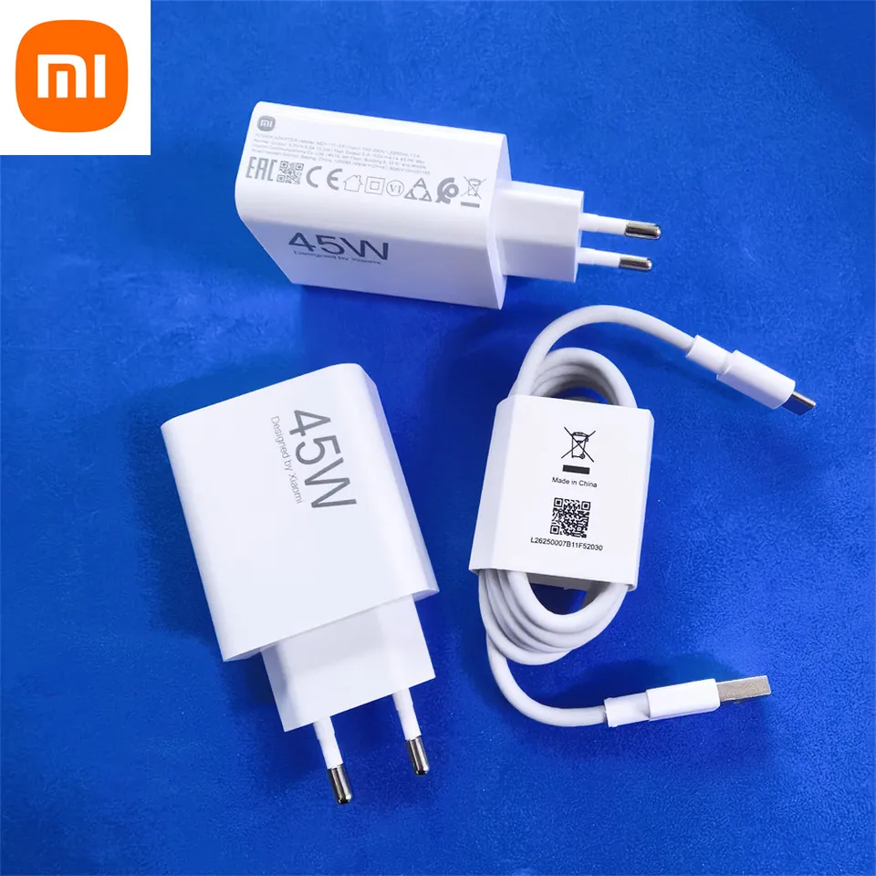 Original Xiaomi Redmi Note 14 Pro 45W Turbo Charger Fast Charge EU