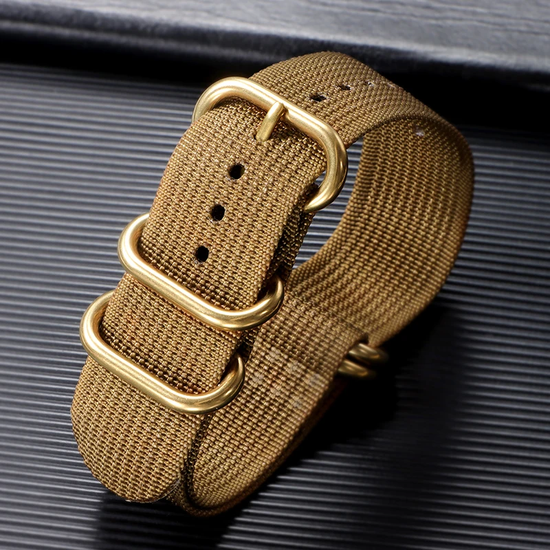 Premium Nylon Military Sport Watch Strap - Breathable Men's Wristband Accessory