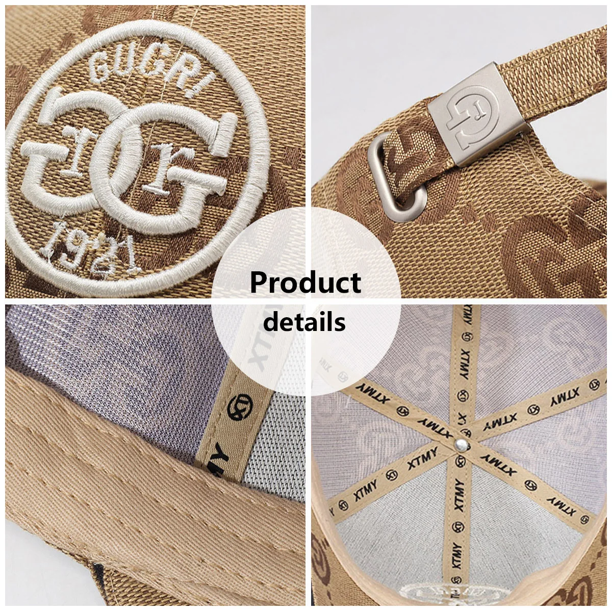 Unisex Skeleton Finger Embroidery Hip-Hop Hats Spring Autumn Outdoor Adjustable Casual Baseball Caps Sunscreen Hat