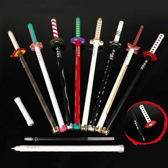 Anime Demon Slayer Sword Pen, Demon Slayer School Supply