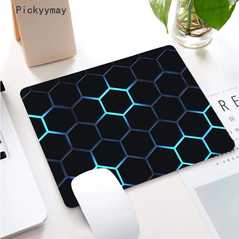tapete de rato pequeno mousepad gabinete gamer mausepad computador mesa tapete geométrico acessórios do escritório teclado esteiras