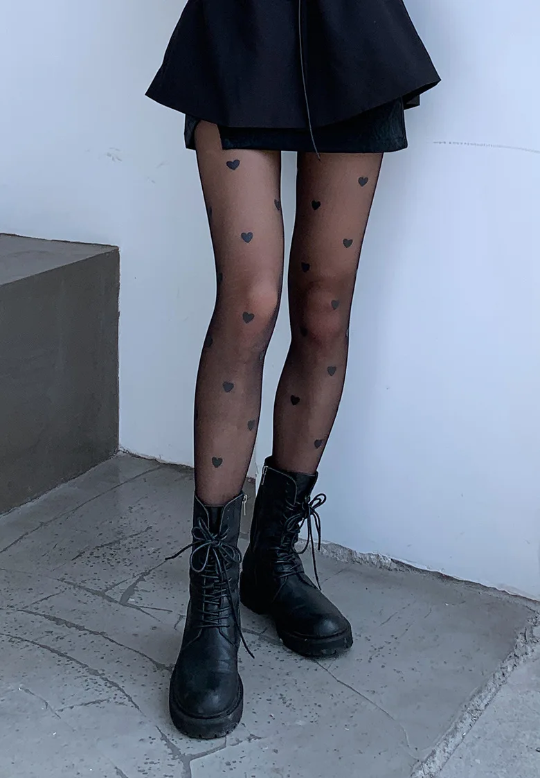 Sexy Women Pantyhose Tights Seamless Sexy Lace Mesh Fishnet Pantyhose Summer Nylon Love Print Tight Stocking Female Hosiery Sexy Women Pantyhose Tights Seamless Sexy Lace Mesh Fishnet Pantyhose Summer Nylon Love Print Tight Stocking Female Hosiery