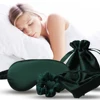4Pcs Set Silk Sleeping Mask For The Night Women Men Aduld Relax Soft Nap Eye Cover Sleep Mask Health Blindfolds Travel Fashion 6