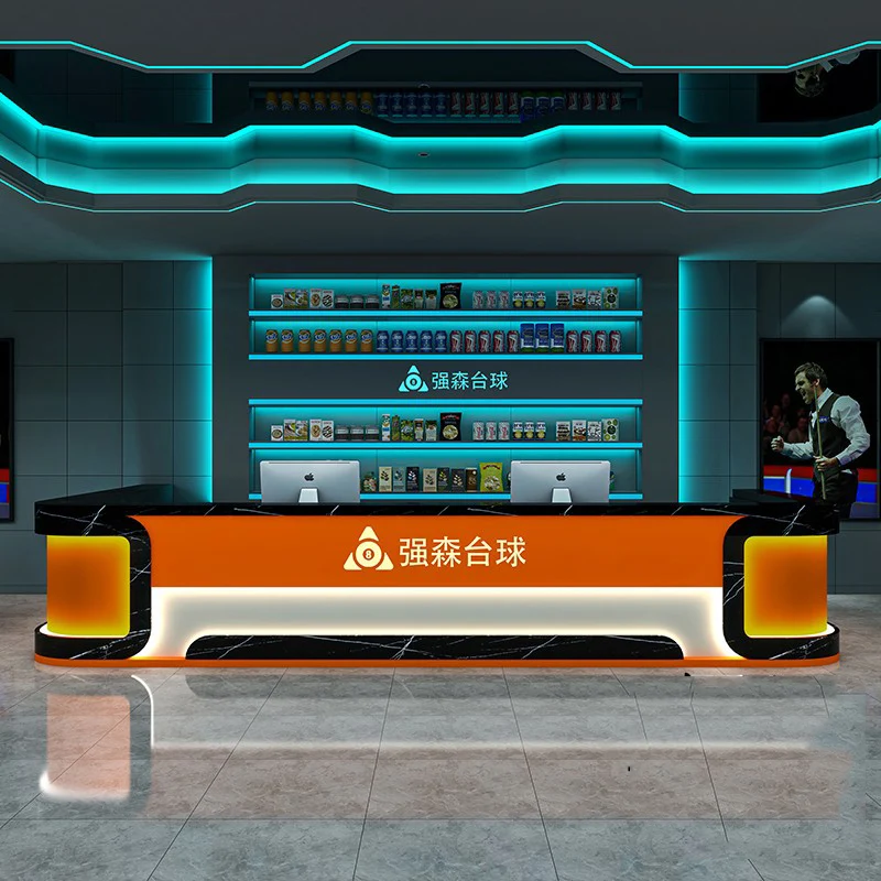 Front Checkout Desk Commercial Register Reception Nail Spa Office Desk Shop Modern Rezeption Desk Beauty Office Furniture