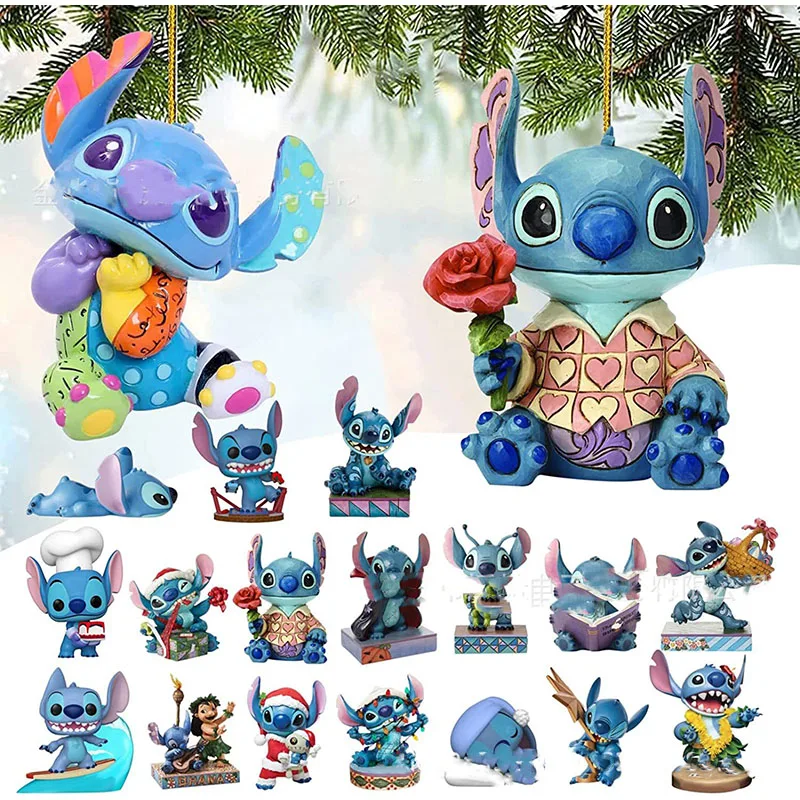 

Модель игрушки Disney в новом стиле, Мультяшные персонажи с различными стежками, украшение для рождественской елки, украшение для дома на Хэллоуин, оптовая продажа