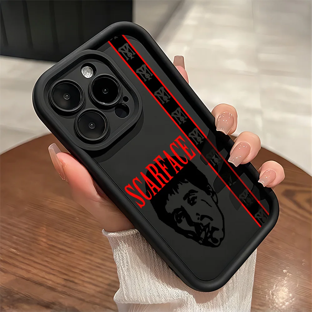 Stylish Scarface Soft Back Phone Case