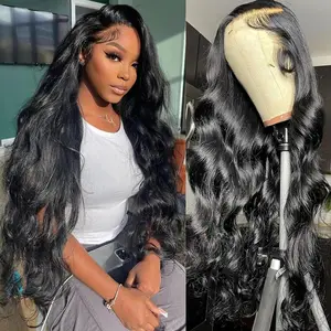 Glueless Body Wave 13x4 HD Lace Front Wig 13x6 PrePlucked 5x5 4x4 Pre Cut Ready to Wear Lace Closure Human Hair Wig for Women