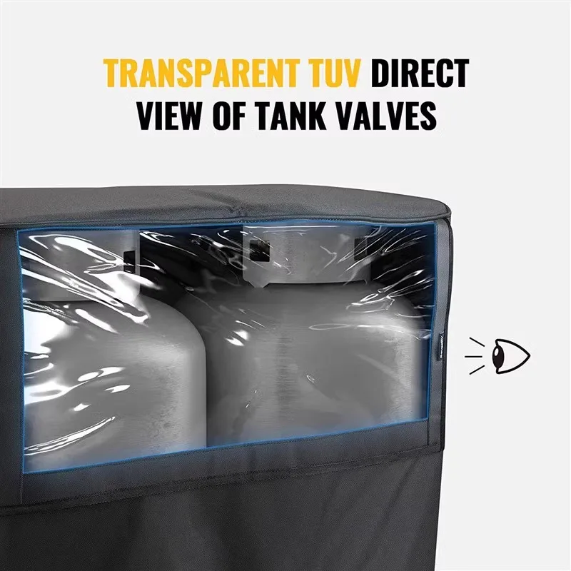 Water Tank Dust Bag RV Propane Tank Cover RV Accessories Cover 20 lb Water Blackout Storage Bag