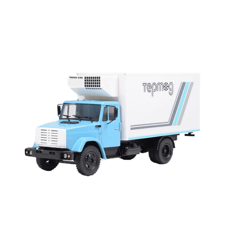 

Diecast 1/43 Scale Refrigerated Truck Transporter Medium-sized Vegetable Fresh-keeping Truck Car Model Collect Display Toys