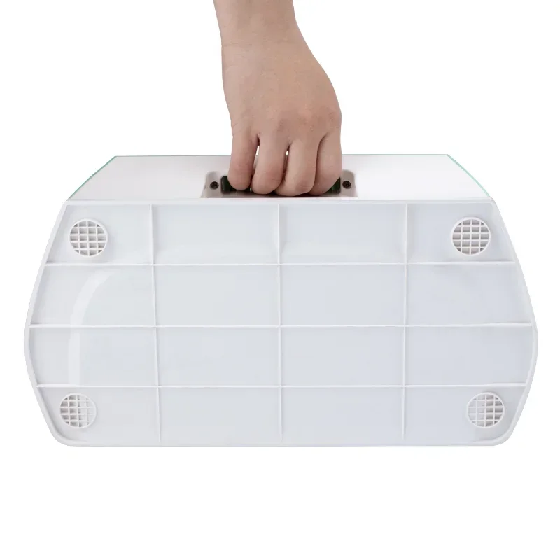 Professional 128W High Power Led Nail Lamp Red Light Gel Polish Dryer Cordless Rechargeable Two Hands Manicure Machine 6
