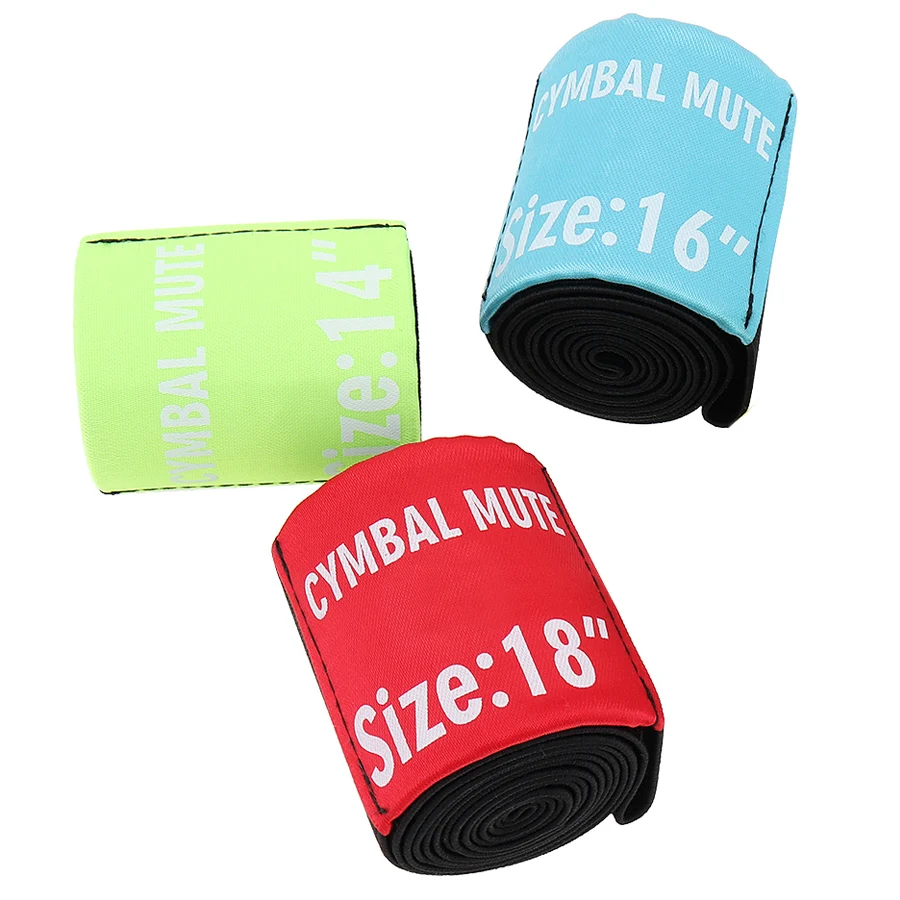 14 16 18 20 Inch Cymbal Mute Circle Ring Drum Set Hi-hat Practice Silencer