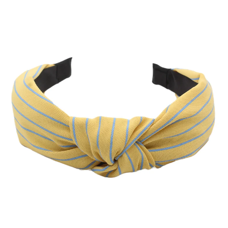 Minimalist Striped Knot Headband