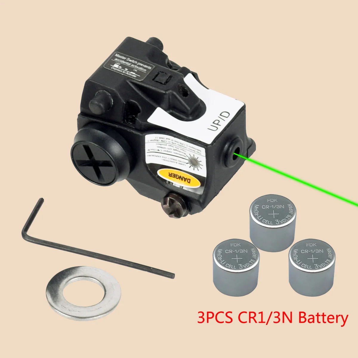 Tactical LS-L2 Red Green Dot IR Infrared Laser Pointer Sight for Airsoft Weapon Pistol Gun Taurus G2C G3C Glock 17