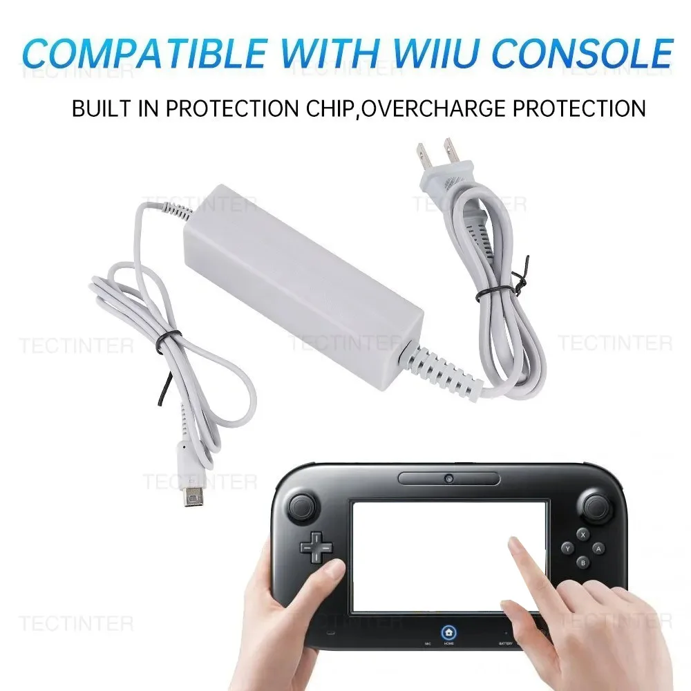 Charger For Wii U Gamepad Controller AC Adapter US/EU Plug