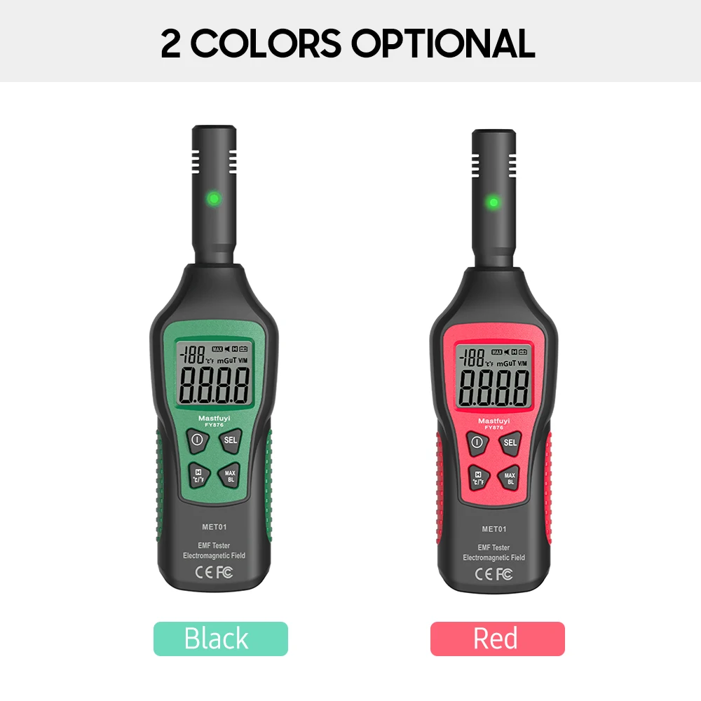 FUYI FY876 EMF Meter Geiger Counter Electromagnetic Nuclear Radiation Detector Dosimeter Monitor Wave Geigercounter