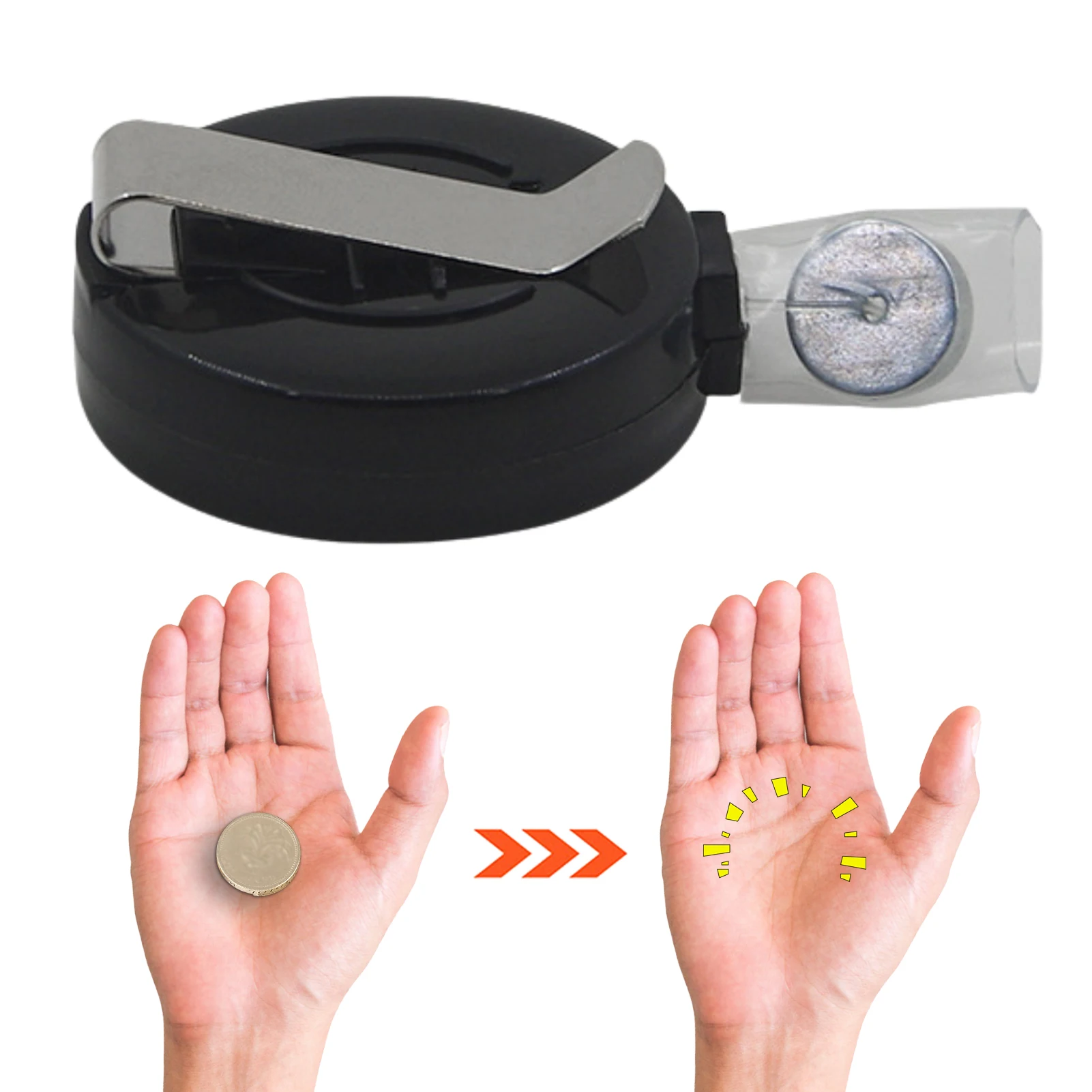 

Magical Plastics Magic Tricks Money Coin Disappear Device Tools Trick Games Vanishing Gimmick Cool Props Fun Holiday Gift