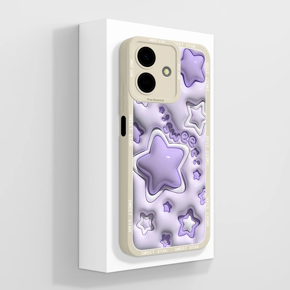 Durable Drop-Resistant Puppy Moon Design Phone Case